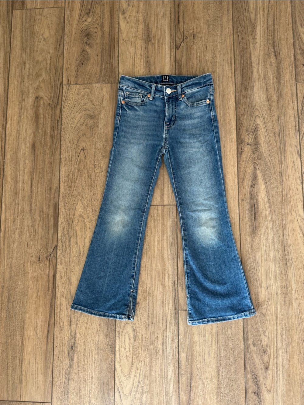 GAP Kids Blue Flare Jeans - Faded Indigo Wash size 6
